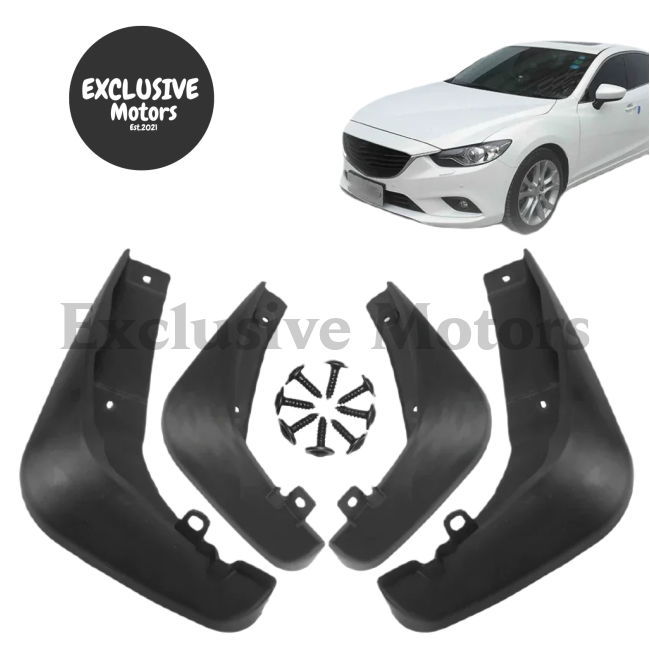 4 x Mudflaps for Mazda 6 (GJ/GL) Atenza (2013-2019)