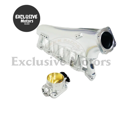 Aluminum Billet Intake Manifold for Nissan TB48 with 90mm Throttle Body Kit