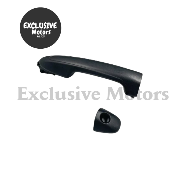 Black Door Outer Handles x 2 for Toyota Hilux Revo (2015-2018)