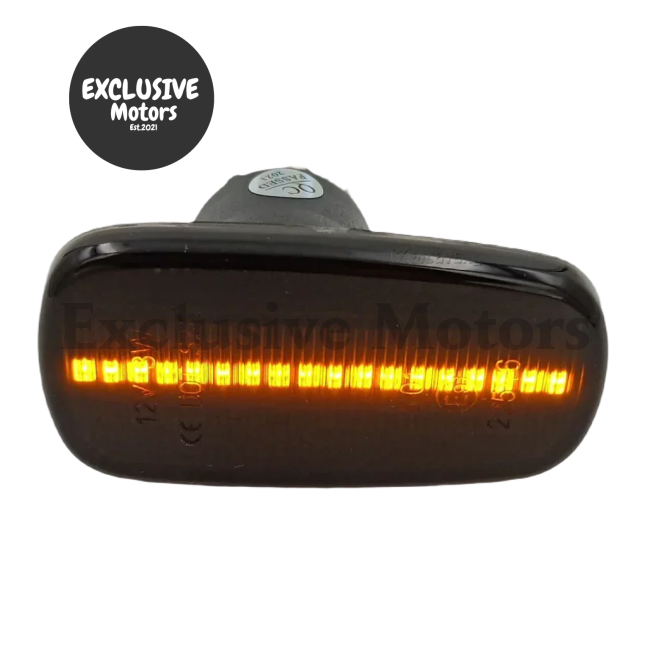 2Pcs Dynamic Amber LED Side Marker Indicators for Toyota RAV4, Isis, Crown, Comfort, Altezza, SXE, GXE, Wish, Kluger, Prius, Land Cruiser