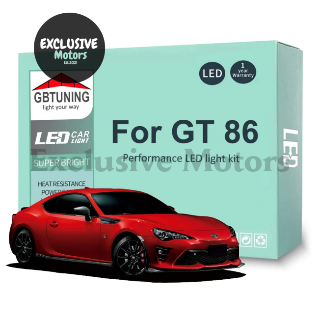 11Pcs LED Interior Light Bulb Accessories for Toyota GT86 (2012-2020)