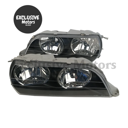 Pair of Crystal Headlights for Toyota Chaser GX100/JZX100 (1996-1999)