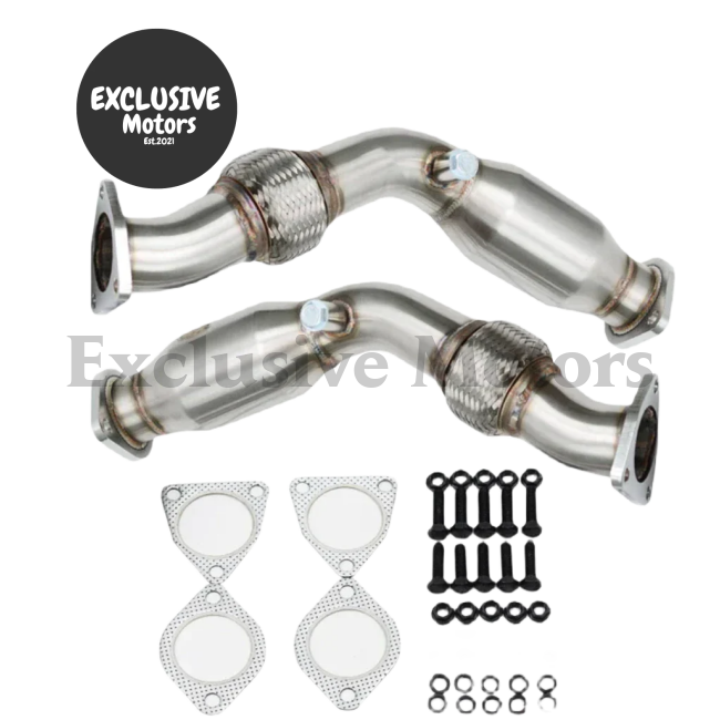 Downpipe with Flexpipe for Nissan 07+ 350Z, 370Z, G37 (VQ35HR, VQ37HR)