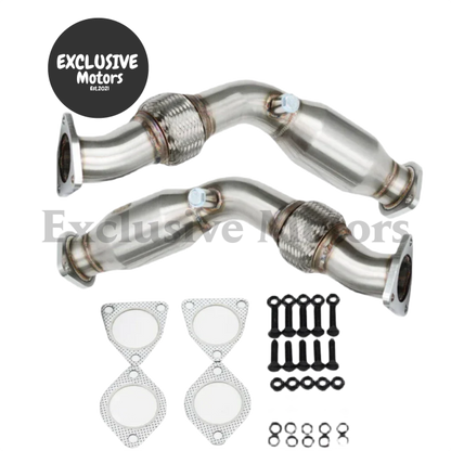 Downpipe with Flexpipe for Nissan 07+ 350Z, 370Z, G37 (VQ35HR, VQ37HR)