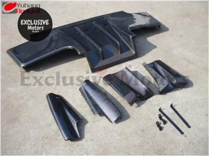 7-Piece Rear Diffuser for Nissan Skyline R33 (1995-1998)