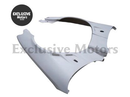 BN-Style Vented Front Fenders (2 PCS) for Nissan Skyline R34  Fiberglass