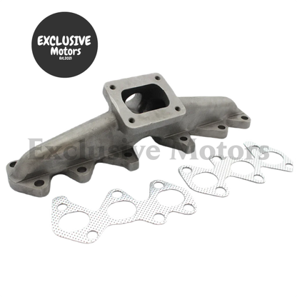 Cast Iron Turbo Manifold for Toyota Supra MK4 (1993-1998) 2JZ-GTE, T4 Flange