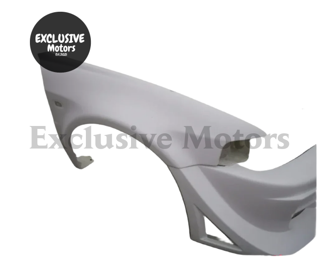 OEM Style Fiberglass Front Fenders (Pair) for Mitsubishi Evolution 5 & 6