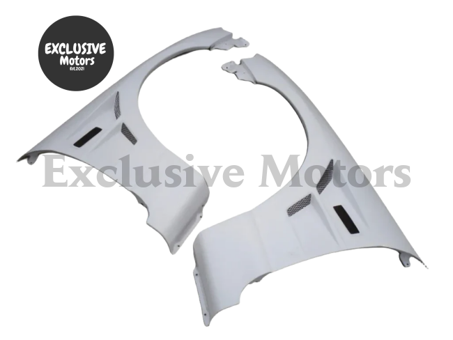 BN Style Vented Front Fender for Skyline R33 GTR (FRP)