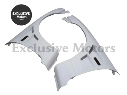 BN Style Vented Front Fender for Skyline R33 GTR (FRP)