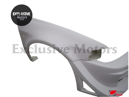 OEM Style Fiberglass Front Fenders (Pair) for Mitsubishi Evolution 5 & 6