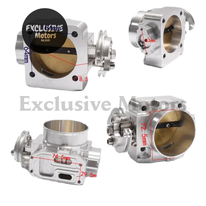 70mm Billet  Throttle Body for Mitsubishi Lancer Evo 4, 5, 6 (4G63)