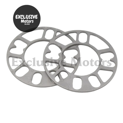 2PCS Professional Universal Alloy Aluminum Wheel Spacer Shims Plate 4 5 STUD 3mm 5mm 8mm 10mm