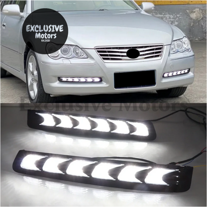 1 Pair LED Daytime Running Lights (DRL) for Toyota Mark X, Reiz (2004-2009)