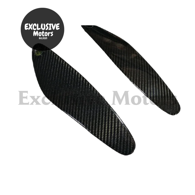 Carbon Fiber Rear Spoiler End Caps for Skyline R33 GTR Style