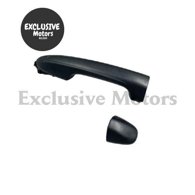 Black Door Outer Handles x 2 for Toyota Hilux Revo (2015-2018)