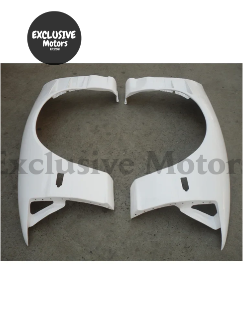 180SX BN-Sports Style FRP Front Fenders +30mm Fiberglass