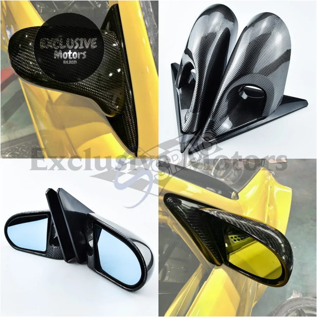 Ganador Style Side Rearview Mirrors for Honda Civic EG Hatch (1992-1996)