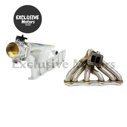 Billet Intake Manifold & Turbo Manifold Kit for Toyota Supra 1JZ-GTE VVTi