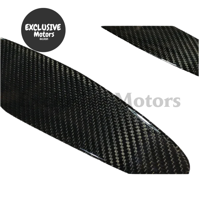 Carbon Fiber Rear Spoiler End Caps for Skyline R33 GTR Style