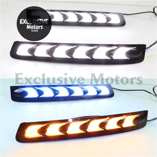 1 Pair LED Daytime Running Lights (DRL) for Toyota Mark X, Reiz (2004-2009)