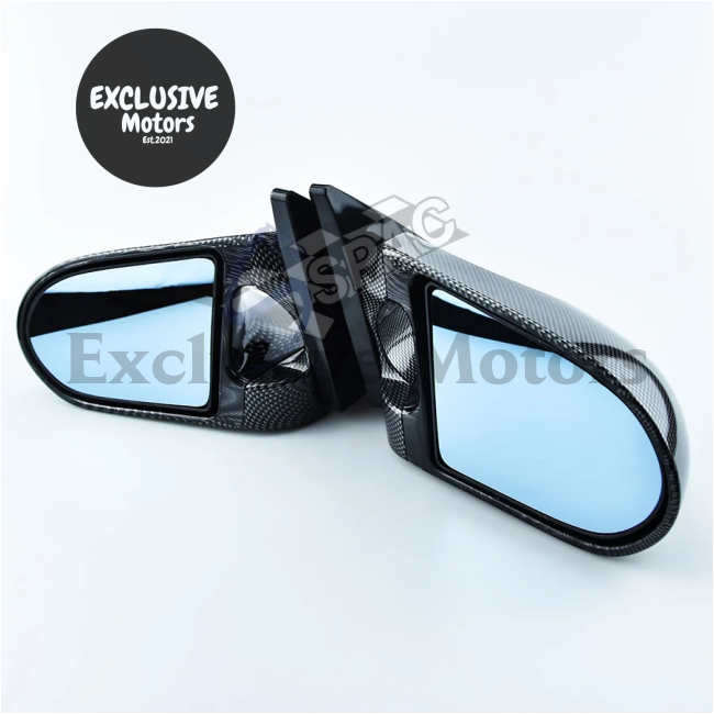 Ganador Style Side Rearview Mirrors for Honda Civic EG Hatch (1992-1996)