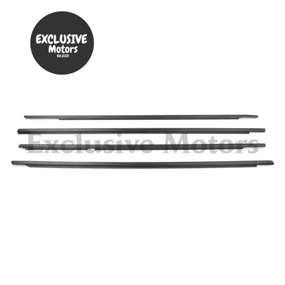 4-Piece Car Door Seal Belt Weatherstrip for VW Golf MK6 (2008-2012)