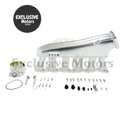 Aluminum Billet Intake Manifold for Nissan TB48 with 90mm Throttle Body Kit