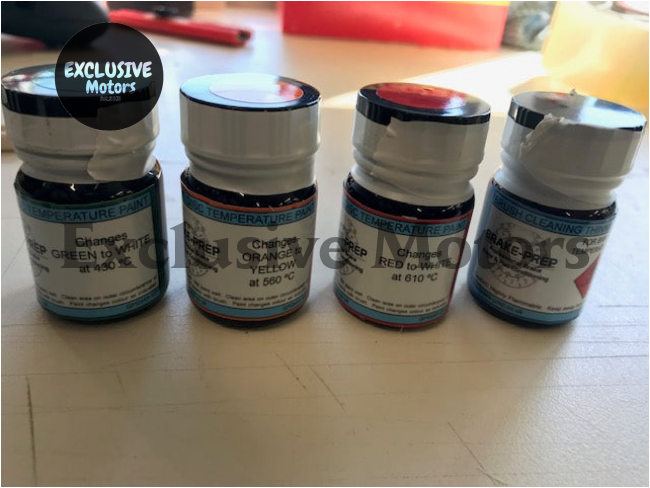 Brake temp paint kit