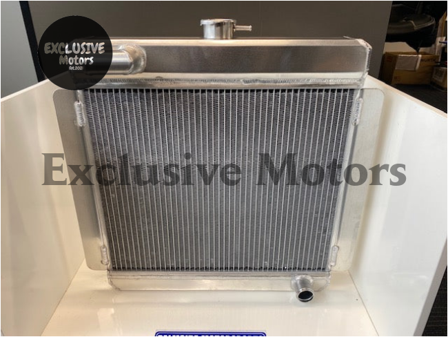 Ralloy Alloy Radiator for Pinto in Escort MK2 - side top hose