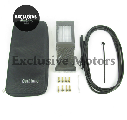 Carbtune Pro - 4 Column Manometer + Accessories and pouch