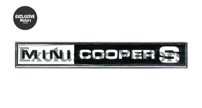Mk3 Cooper S Badge