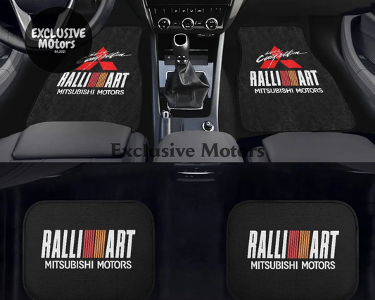 Mitsubishi Ralliart Custom Print Floor Mats - Tokyo Tom's