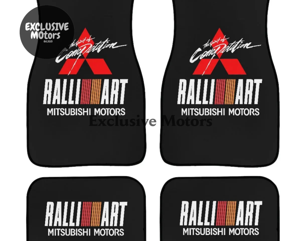 Mitsubishi Ralliart Custom Print Floor Mats - Tokyo Tom's