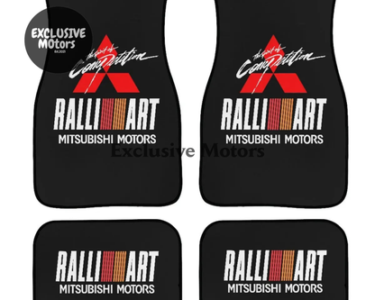 Mitsubishi Ralliart Custom Print Floor Mats - Tokyo Tom's