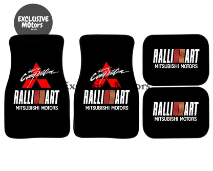 Mitsubishi Ralliart Custom Print Floor Mats - Tokyo Tom's