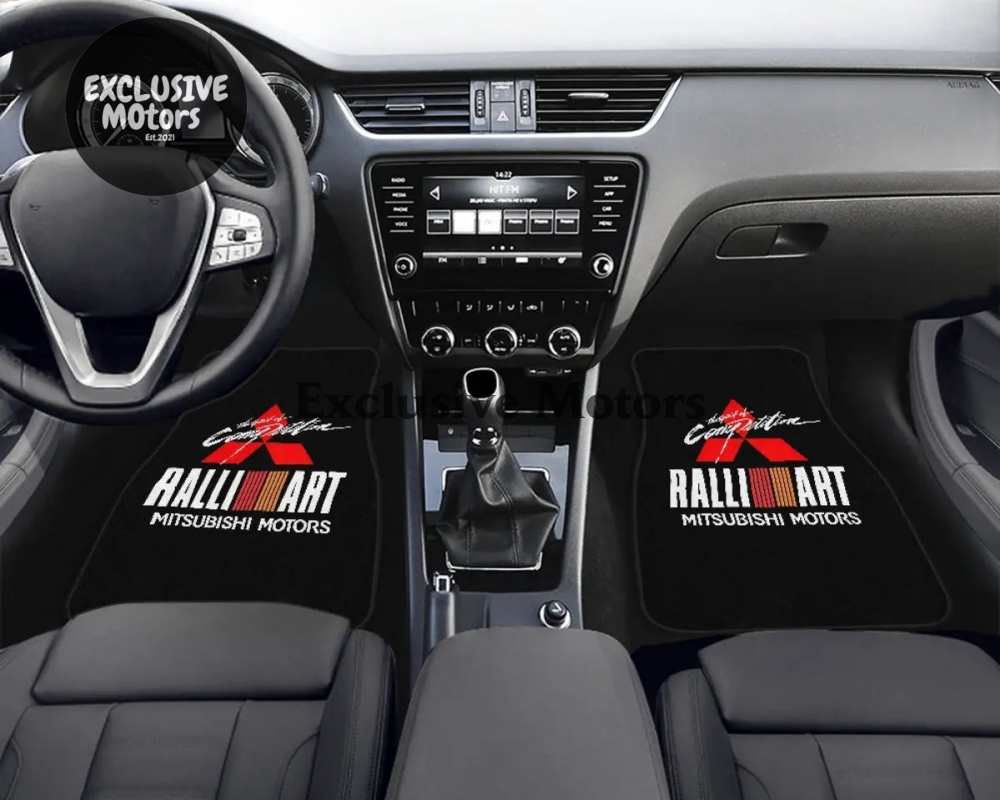 Mitsubishi Ralliart Custom Print Floor Mats - Tokyo Tom's