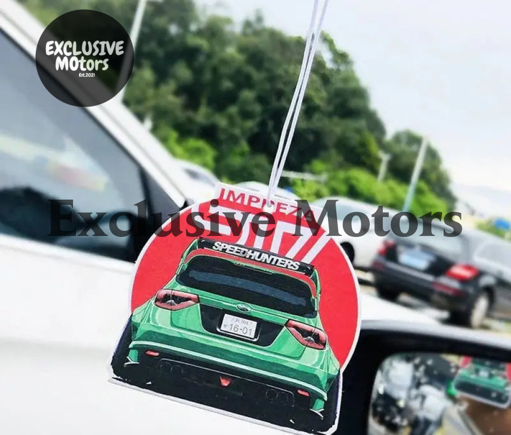 Modified Green Impreza STI Air Freshener