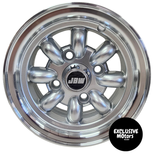13x6 Ultralite Anthracite Alloy Wheels, ET Offset, Classic Mini (1959-2000)