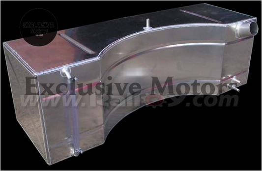 55 Litre Alloy fuel tank foam filled Right hand filler and -6 fittings