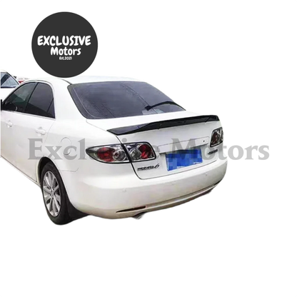 Glossy Black Rear Boot Lip Spoiler for Mazda 6 (2003-2017)