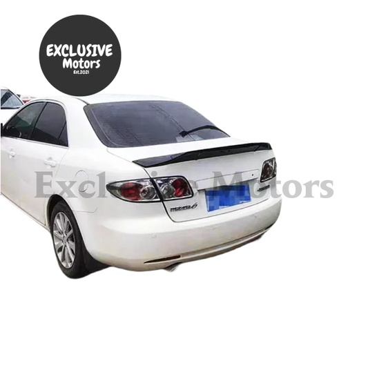 Glossy Black Rear Boot Lip Spoiler for Mazda 6 (2003-2017)