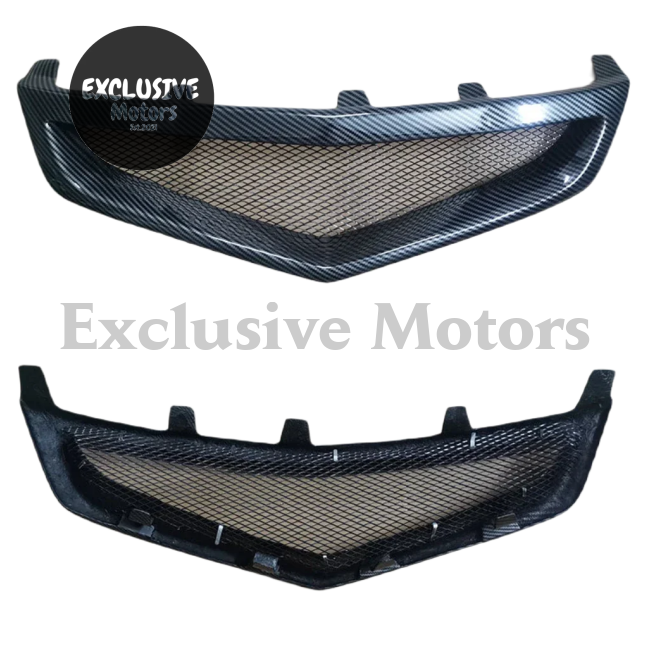 Matte Black Mesh Grill for Honda Accord Euro R CL9 (2006-2008)