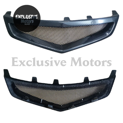 Matte Black Mesh Grill for Honda Accord Euro R CL9 (2006-2008)