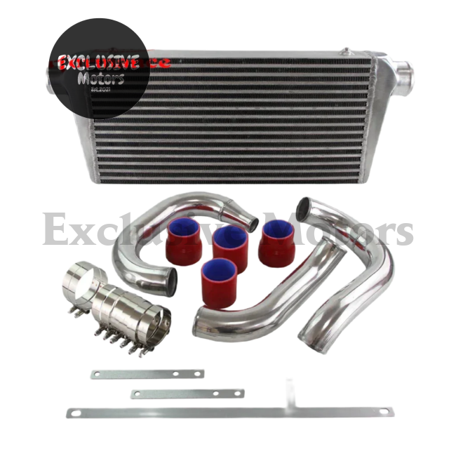 Intercooler w Pipe Kit for Mitsubishi Evo 4G63, 2.0L 1996-2000