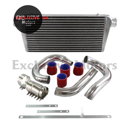 Intercooler w Pipe Kit for Mitsubishi Evo 4G63, 2.0L 1996-2000