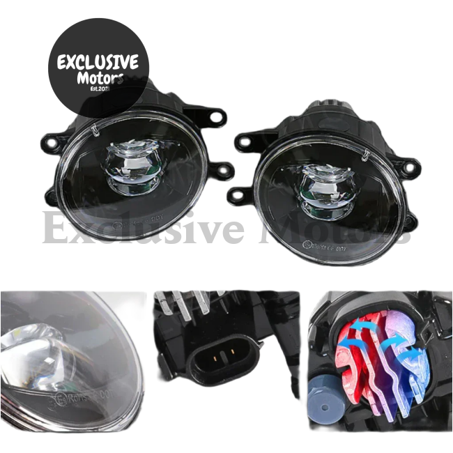 2PCS 3.5 Inch LED Fog Lights for Toyota and Lexus Models