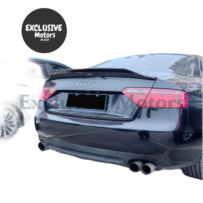 Duckbill Rear Boot Lip Spoiler for Audi A5/S5 B8 2-Door 2007+