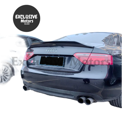 Duckbill Rear Boot Lip Spoiler for Audi A5/S5 B8 2-Door 2007+