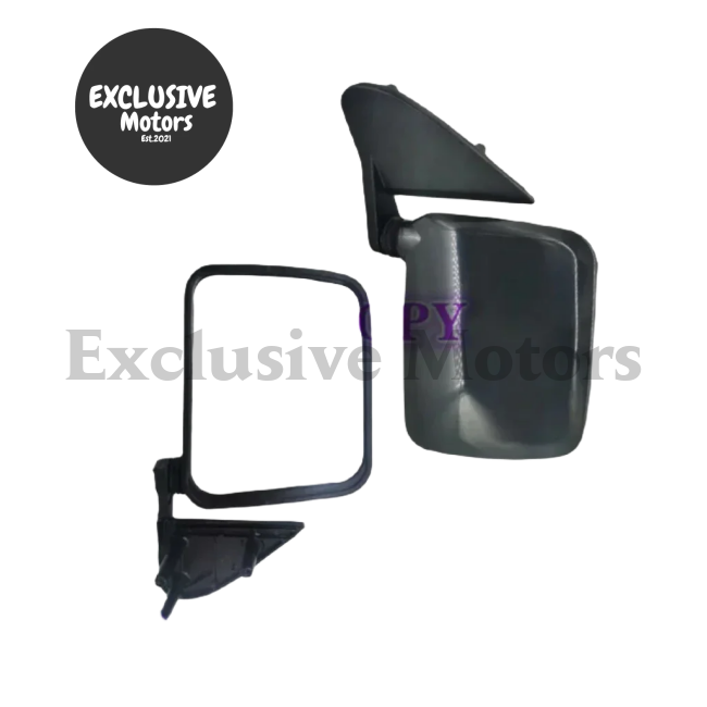 Black Rear View Mirrors for Nissan D21 4x4 (1990)